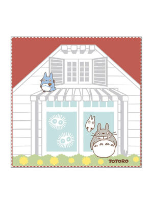 Mini asciugamano - Studio Ghibli - Il mio vicino Totoro - Satsuki e la casa di Mei 25 x 25 cm