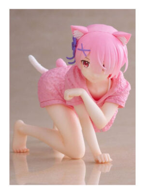 Re Zero Precious - Ram Cat Roomwear Ver. 13 cm - PVC Statue Desktop Cute Figure
