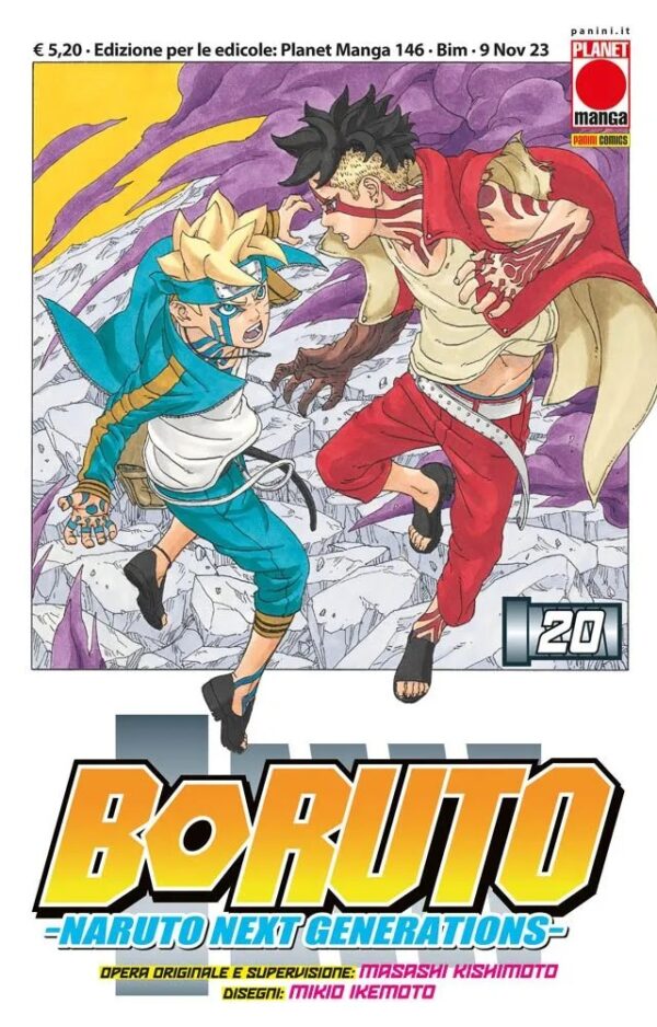 Boruto - Naruto Next Generations 20 - Planet Manga 146 - Panini Comics - Italiano