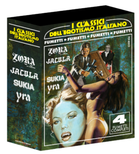 I Classici dell’Erotismo Italiano Cofanetto 1 (Zora 1, Jacula 1, Yra 1 e Sukia 1) – Editoriale Cosmo – Italiano pre