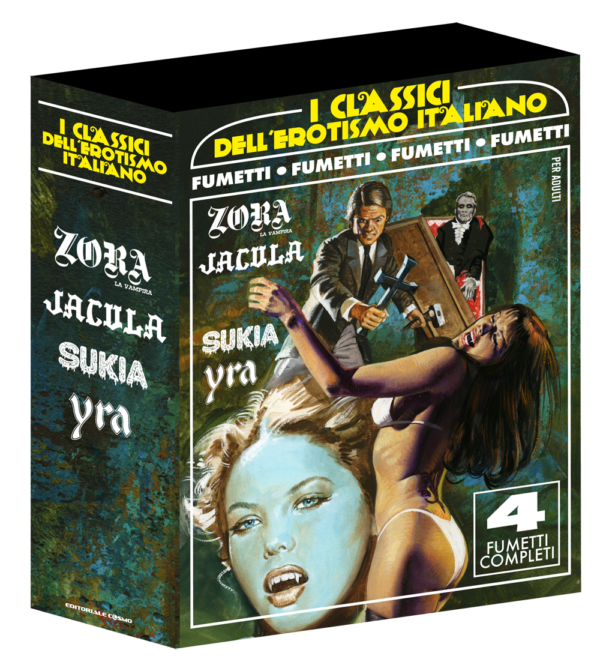 I Classici dell'Erotismo Italiano Cofanetto 1 (Zora 1, Jacula 1, Yra 1 e Sukia 1) - Editoriale Cosmo - Italiano