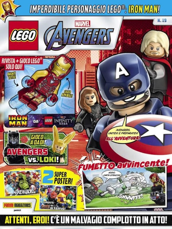 LEGO Avengers Magazine 19 - Panini Comics - Italiano