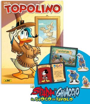 Topolino - Supertopolino 3547 + Il Gioco da Tavolo della Spada di Ghiaccio - Terza Uscita - Panini Comics - Italiano