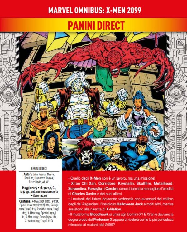 X-Men 2099 - Marvel Omnibus - Panini Comics - Italiano