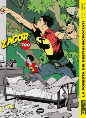 Zagor 700 - La Foresta dei Destini Incrociati - Variant Lucca Comics 2023 - Zenith Gigante 751 - Sergio Bonelli Editore - Italiano