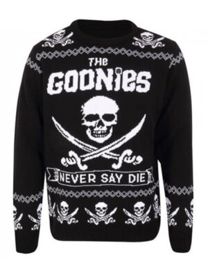 The Goonies - Knitted Jumper - GOO07795WJB - Never Say Die S - taglia: s