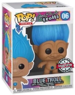 Good Luck Trolls - Blue Troll - Funko POP! #06 - Special Edition - Trolls