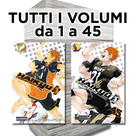 Haikyu!! - L'Asso del Volley 1/45 - Serie Completa - Edizioni Star Comics - Italiano
