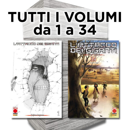 L'Attacco dei Giganti 1/34 - Ristampa - Serie Completa - Panini Comics - Italiano