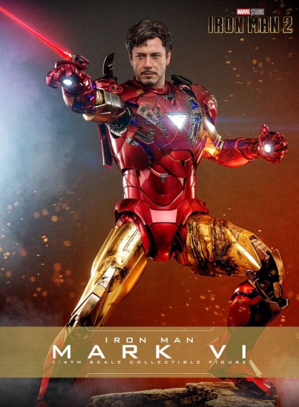 Iron Man 2 - 1-4 Iron Man Mark VI 48 cm - Action Figure