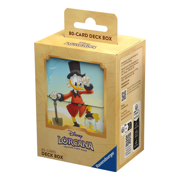 Disney Lorcana - Porta Mazzo 80 Carte - Zio Paperone - Deck Box - Nelle  Terre d'Inchiostro - Into the Inklands