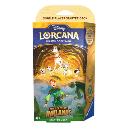 Disney Lorcana - Starter Deck Pongo e Peter Pan - Nelle Terre d'Inchiostro - Into the Inklands - Inglese