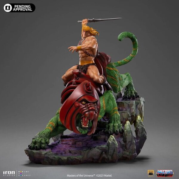 Masters of the Universe - He-man and Battle Cat - Deluxe Art Scale Statue 1/10 31 cm