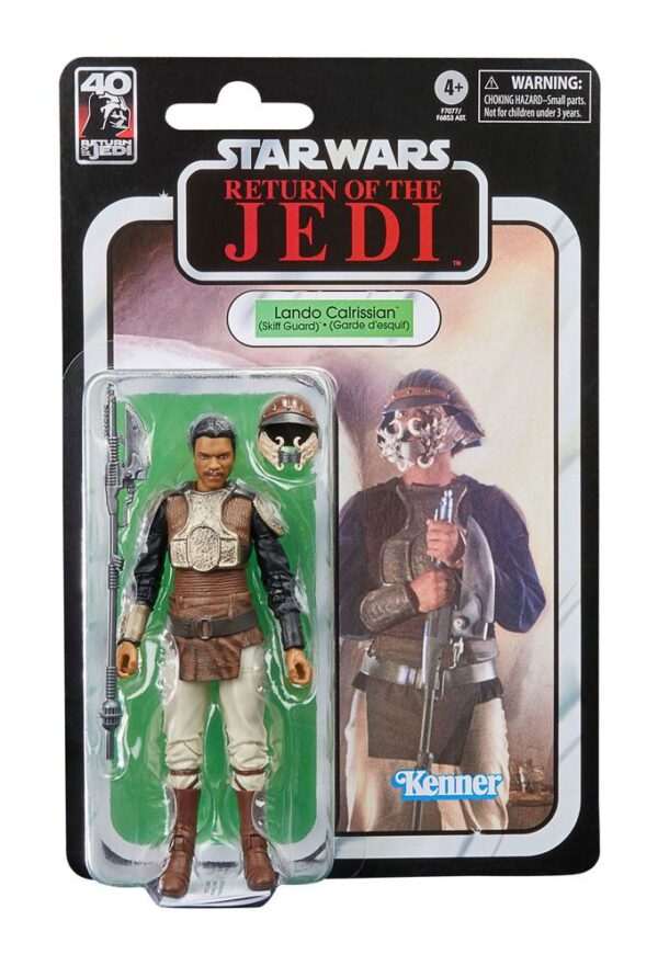 Star Wars Episode VI 40th Anniversary Black Series - Lando Calrissian (Skiff Guard) - Action Figure 15 cm