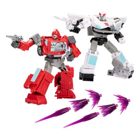 The Transformers: The Movie Buzzworthy Bumblebee - 2-Pack 86-24BB Ironhide (Voyager Class) & 86-20BB Prowl (Deluxe Class) - Studio Series Action Figure