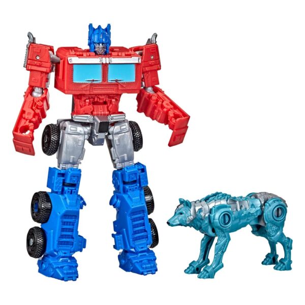 Transformers: Rise of the Beasts Beast Alliance Weaponizer - Optimus Prime & Chainclaw - Action Figure 2-Pack 13 cm
