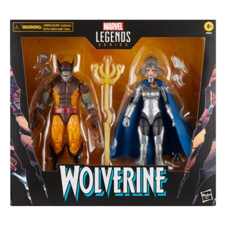 Wolverine 50th Anniversary Marvel Legends - 2-Pack Wolverine & Lilandra Neramani - Action Figure 15 cm