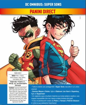 Super Sons - DC Omnibus - Panini Comics - Italiano