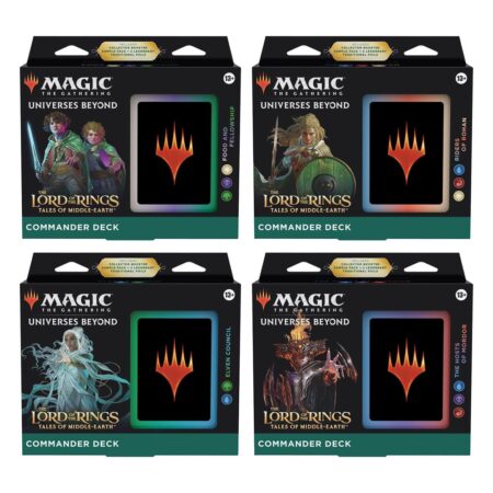 Magic: The Gathering - The Lord of the Rings: Tales of Middle-Earth - Commander Deck - 4 Decks Set - Inglese