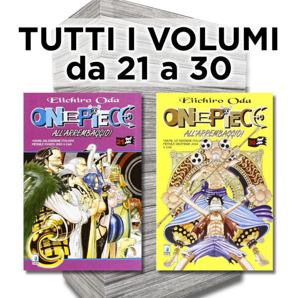 One Piece - Serie Blu 21/30 - Serie Completa - Edizioni Star Comics - Italiano