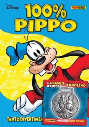 100% Disney 37 - Pippo + Medaglia Rockerduck - Panini Comics - Italiano