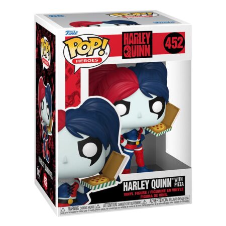 DC Comics Harley Quinn Takeover - Harley with Pizza - Funko POP! #452 - Heroes