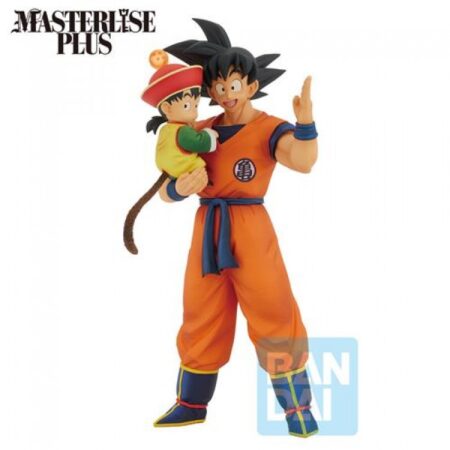 Dragon Ball Z - Ichibansho figure from Ichiban Kuji - Db vs Omnibus Amazing - Son Goku e Son Gohan - Statua 25cm