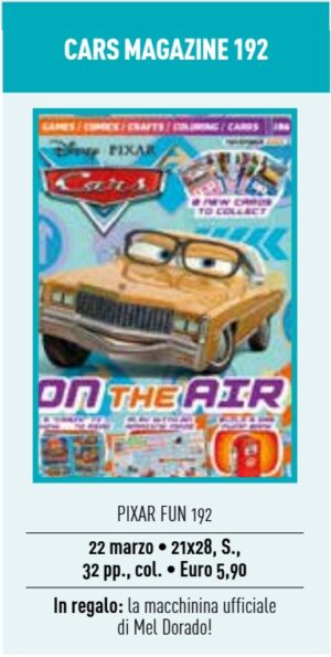 Cars Magazine 192 - Pixar Fun 192 - Panini Comics - Italiano