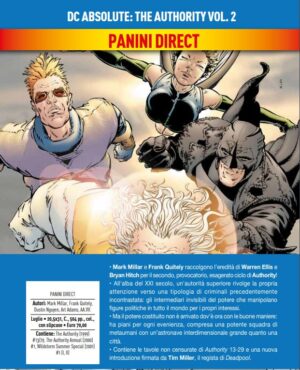 The Authority Vol. 2 - DC Absolute - Panini Comics - Italiano