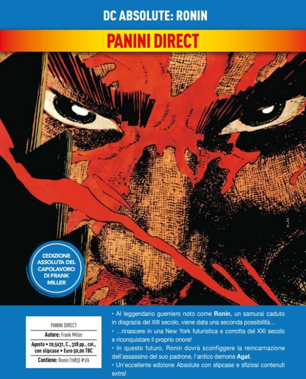 Ronin - DC Absolute - Panini Comics - Italiano
