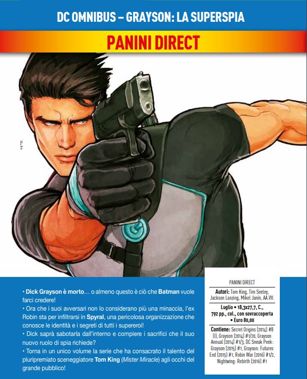 Immagine di Grayson – La Superspia – DC Omnibus – Panini Comics – Italiano