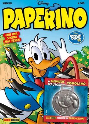 Paperino 525 + Medaglia Paperino - Panini Comics - Italiano