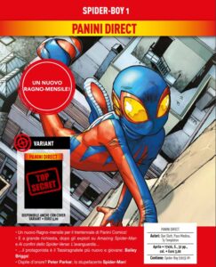 Spider-Boy 1 – Variant – Panini Comics – Italiano news
