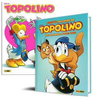 Topolino - Supertopolino 3560 + Topolibro "I Gatti Raccontati da Topolino" - Panini Comics - Italiano