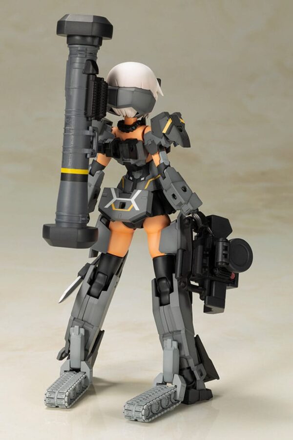 Frame Arms Girl - Gourai-Kai (Black) with FGM148 Type Anti-Tank Missile - Plastic Model Kit 16 cm
