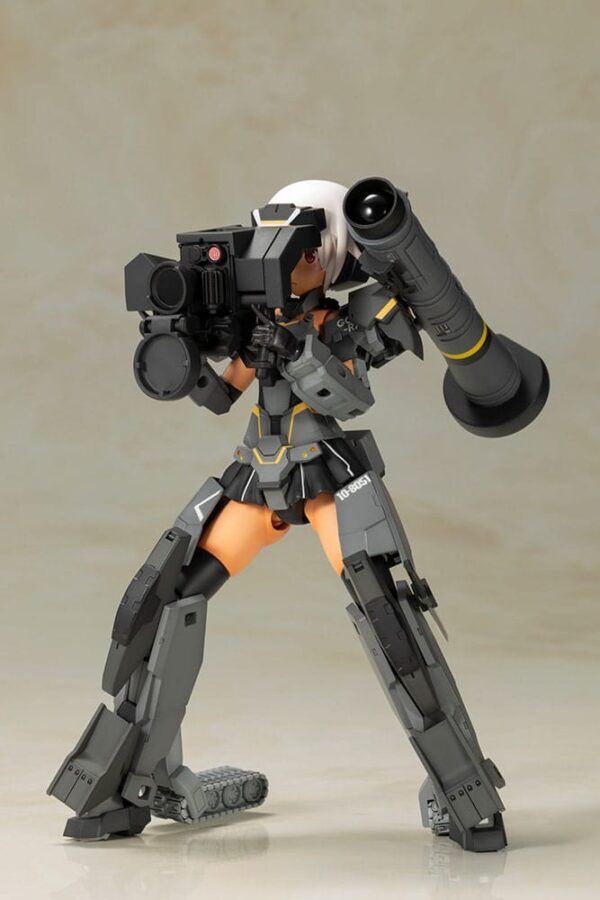 Frame Arms Girl - Gourai-Kai (Black) with FGM148 Type Anti-Tank Missile - Plastic Model Kit 16 cm