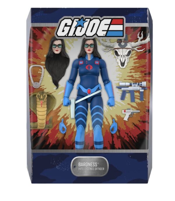 GI Joe Ultimates - Wave 6 Baroness (Dark Blue) - Action Figure 18 cm