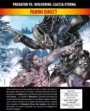 Predator Vs. Wolverine - Caccia Eterna - Panini Comics - Italiano