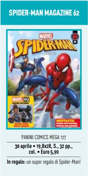 Spider-Man Magazine 62 - Panini Comics Mega 127 - Panini Comics - Italiano