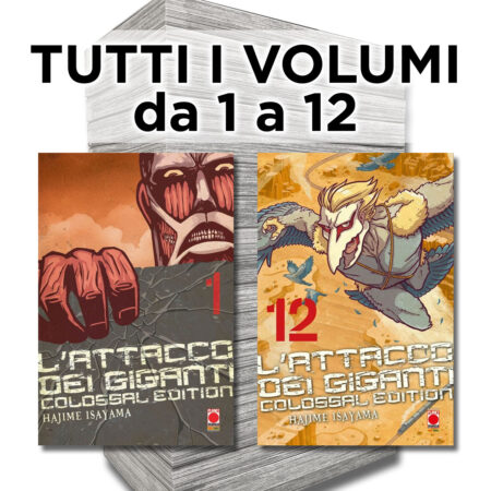 L'Attacco dei Giganti Colossal Edition 1/12 - Ristampa - Serie Completa - Panini Comics - Italiano