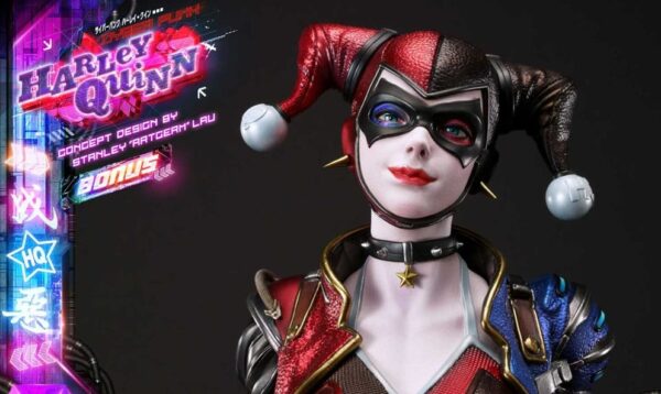 Batman - Cyberpunk Harley Quinn Deluxe Bonus Version - Ultimate Premium Masterline Series Statue 60 cm