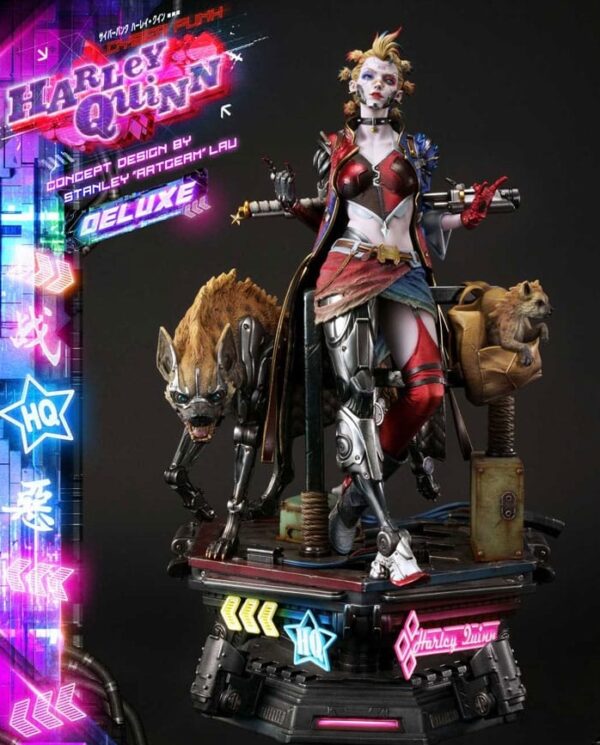 Batman - Cyberpunk Harley Quinn Deluxe Version - Ultimate Premium Masterline Series Statue 60 cm