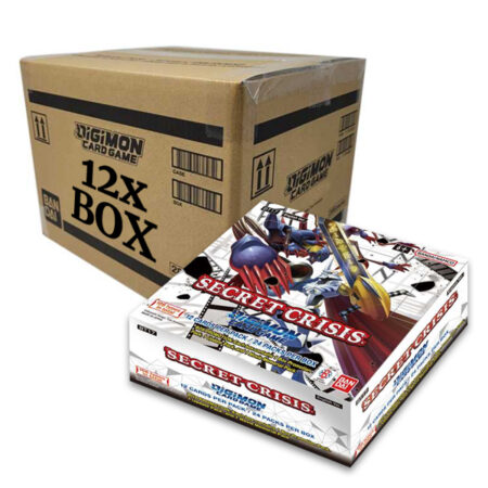 Case 12x Box Digimon Card Game BT-17 Secret Crisis - Inglese