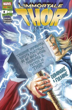 L'Immortale Thor 4 - Thor 294 - Panini Comics - Italiano