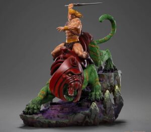 Masters of the Universe - He-man and Battle Cat - Deluxe Art Scale Statue 1-10 31 cm