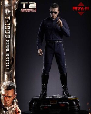 Terminator 2 Museum Masterline Series - T-100 Final Battle Deluxe Bonus Version - Statue 1-3 73 cm