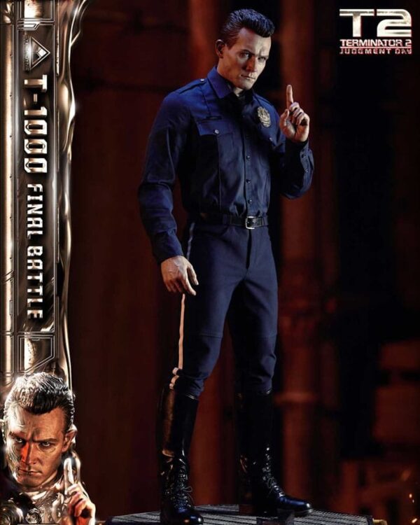 Terminator 2 Museum Masterline Series - T-1000 Final Battle - Statue 1-3 73 cm