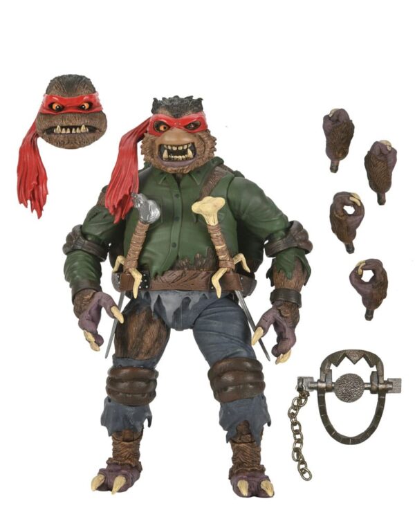 Universal Monsters x Teenage Mutant Ninja Turtles - Ultimate Raphael as The Wolfman - Action Figure 18 cm