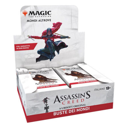 Booster Display Box 24 Buste - Assassin's Creed Mondi Altrove - Universes Beyond - Magic: The Gathering - Italiano