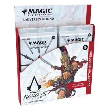 Collector Booster Display Box 12 Buste - Assassin's Creed Mondi Altrove - Universes Beyond - Magic: The Gathering - Inglese